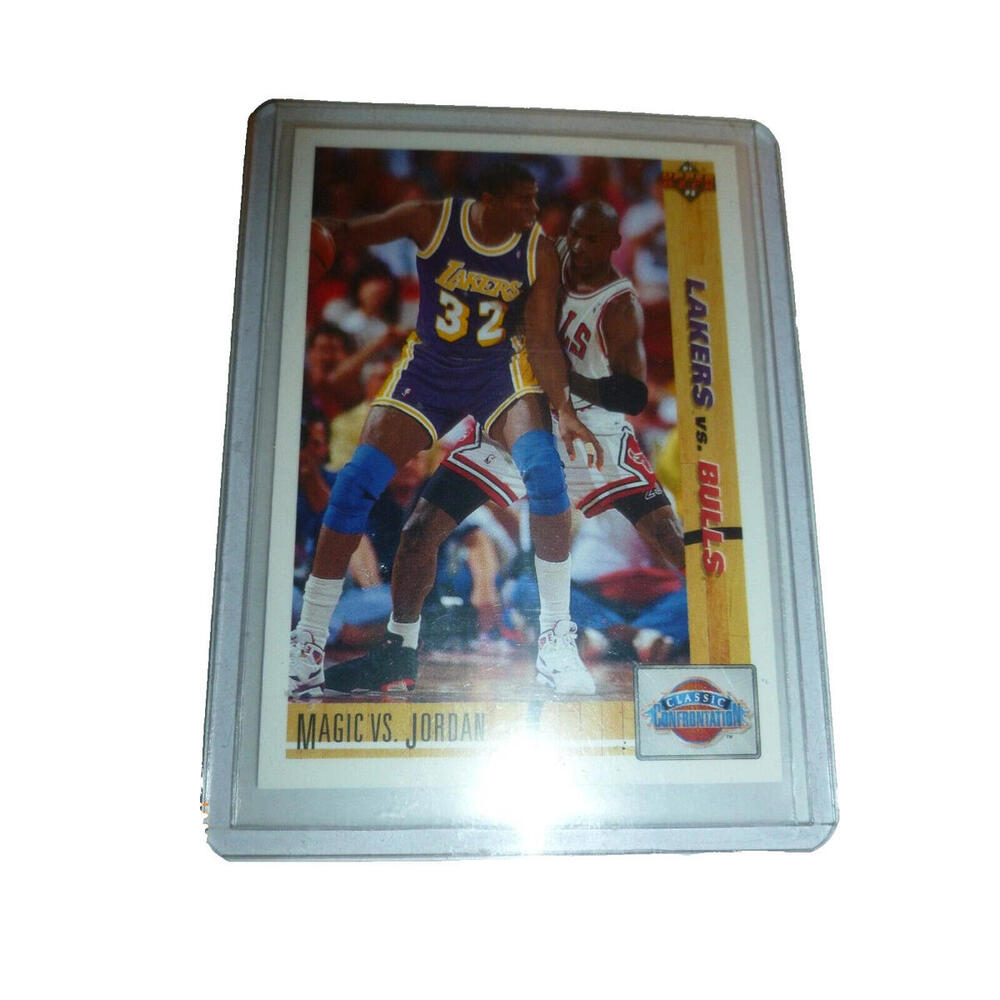 1991 Upper Deck Magic Johnson vs Michael Jordan Classic Confrontation #34 Lakers